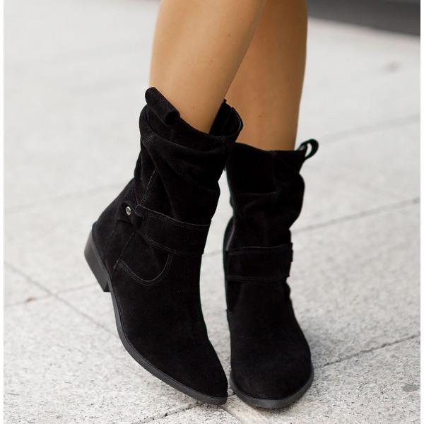 Bottes façon cuir