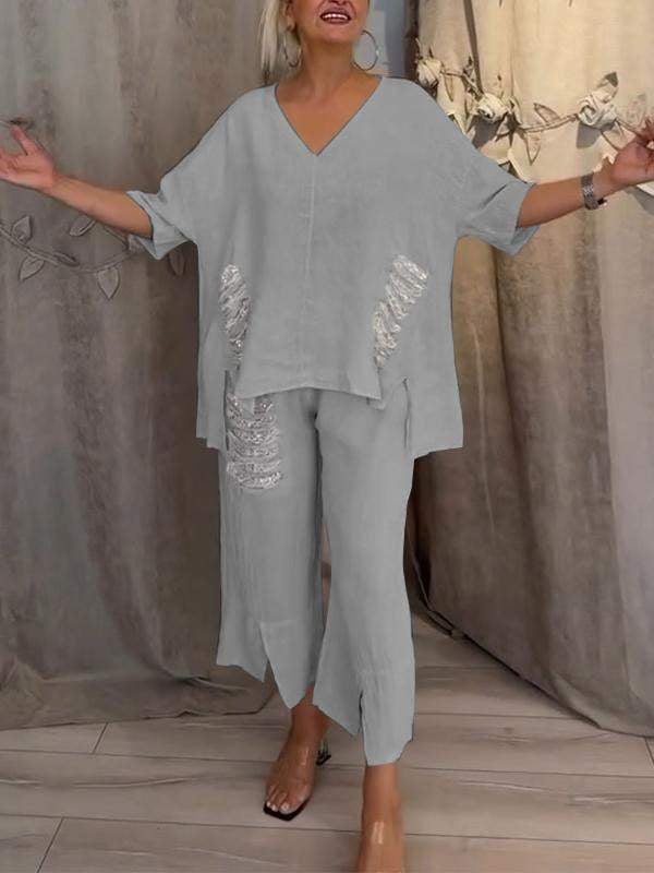 Bianca | Ensemble d'été deux pièces élégant pour les jours ensoleillés