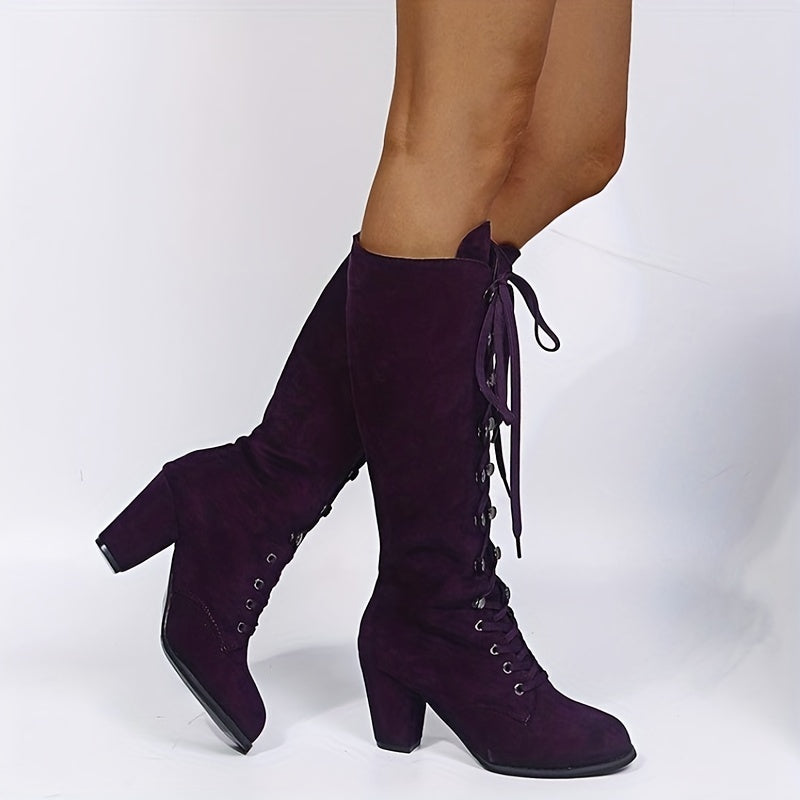 Bottes hautes à la mode
