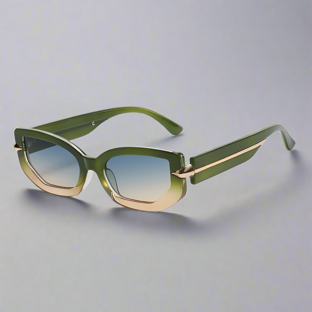Lunettes de soleil émeraude