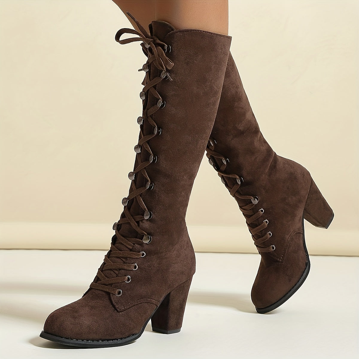 Bottes hautes à la mode