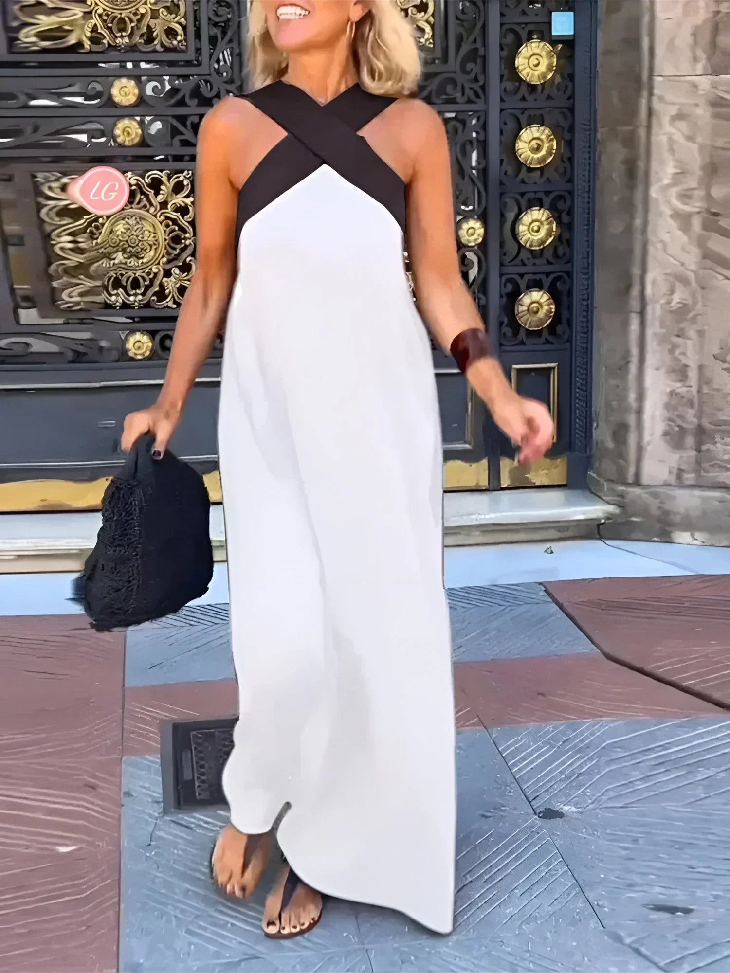 Quirine™ | Robe longue cache-cœur