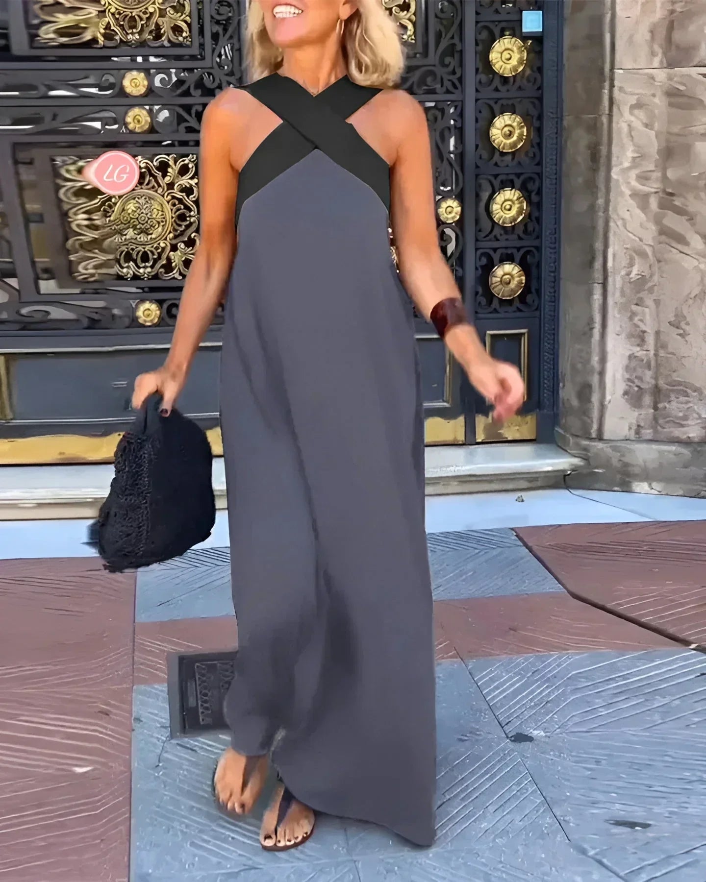 Quirine™ | Robe longue cache-cœur