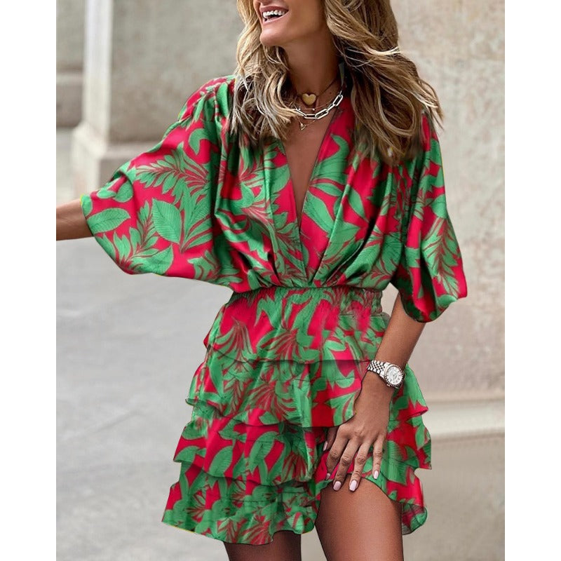 Zachi™ | Robe midi fleurie