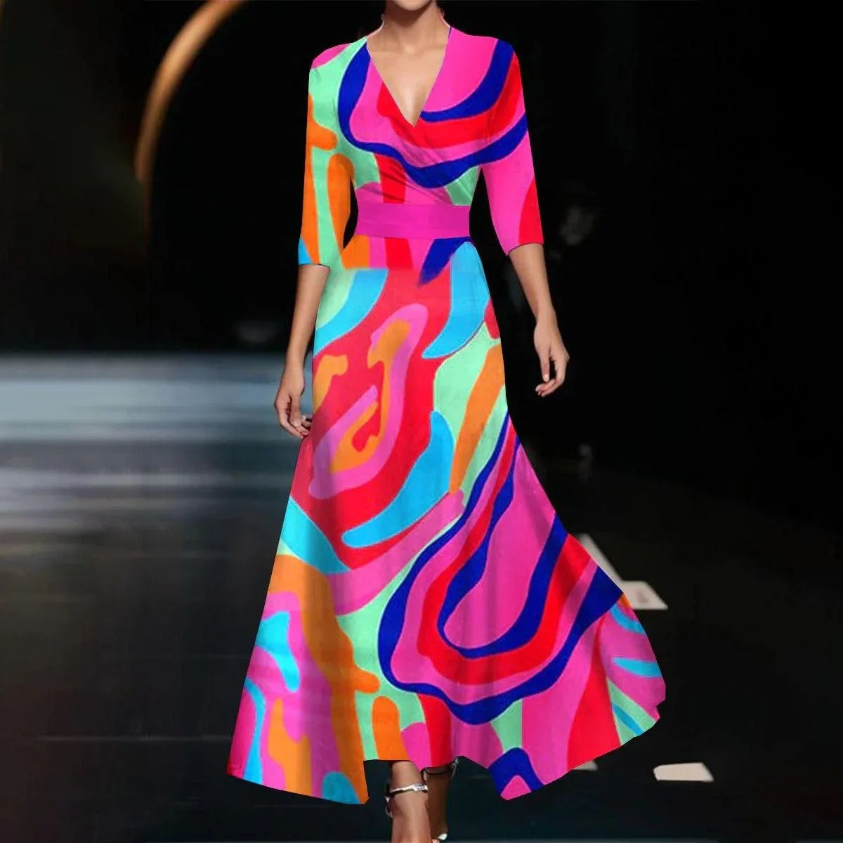 Aria™ | Robe Chic à Imprimé Floral